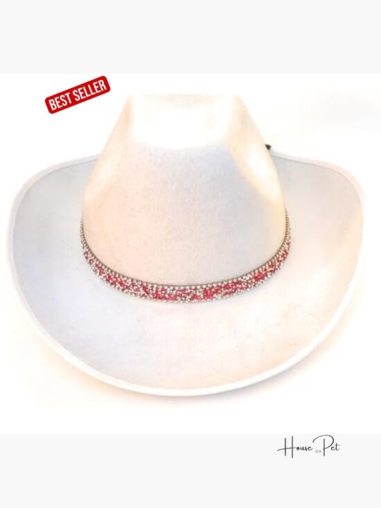 Crystal Rhinestone Cowgirl Hat Band Jewelry Adjustable Hat Not Included main image 5